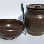 Pot lid and bowl Volkoff Vallauris