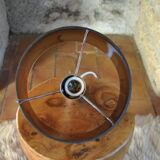 Smoked plexiglass chandelier 1970s