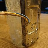 70s 1970s glass ceiling light