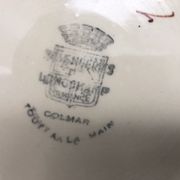 Soupière Faïencerie « Longchamp – France », Modèle Colmar
