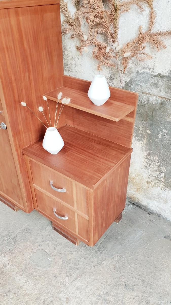 Vintage asymmetrical wardrobe