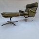 Leather chair with footrest ds-31 – de sede – switzerland – 1960s