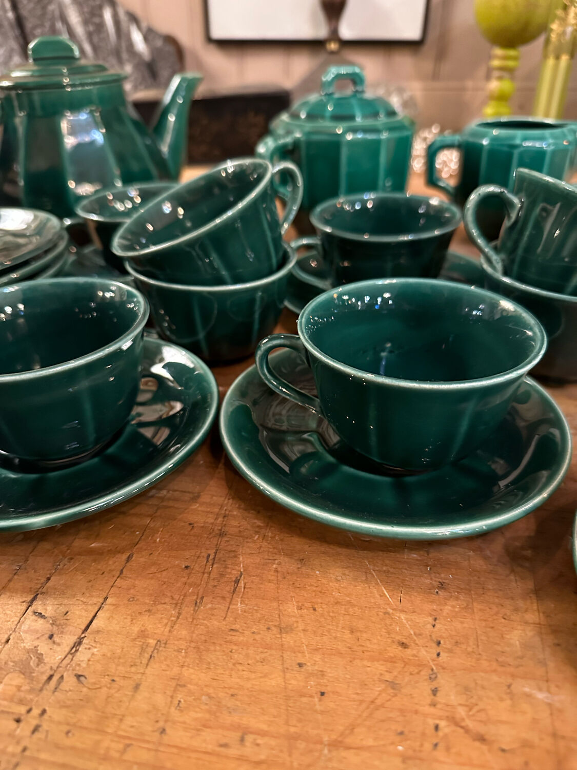 Coffee service 25 pieces vintage 1950