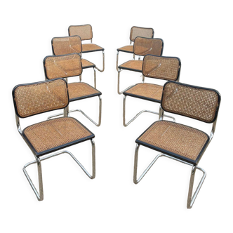 8 chaises B32 de Marcel Breuer