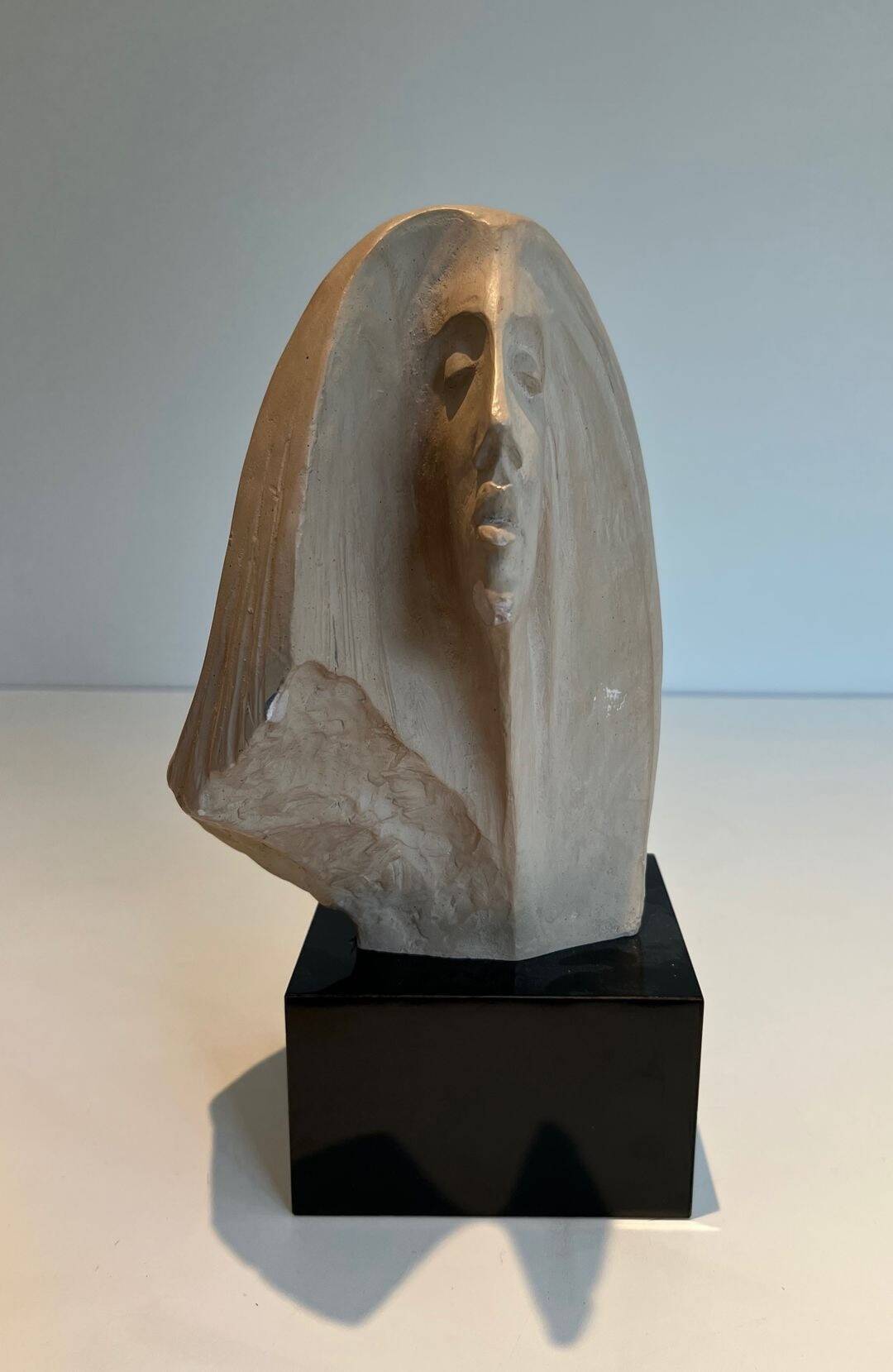 Female Bust in Terracotta with Egyptian Spirit, Austin Productions, 1980