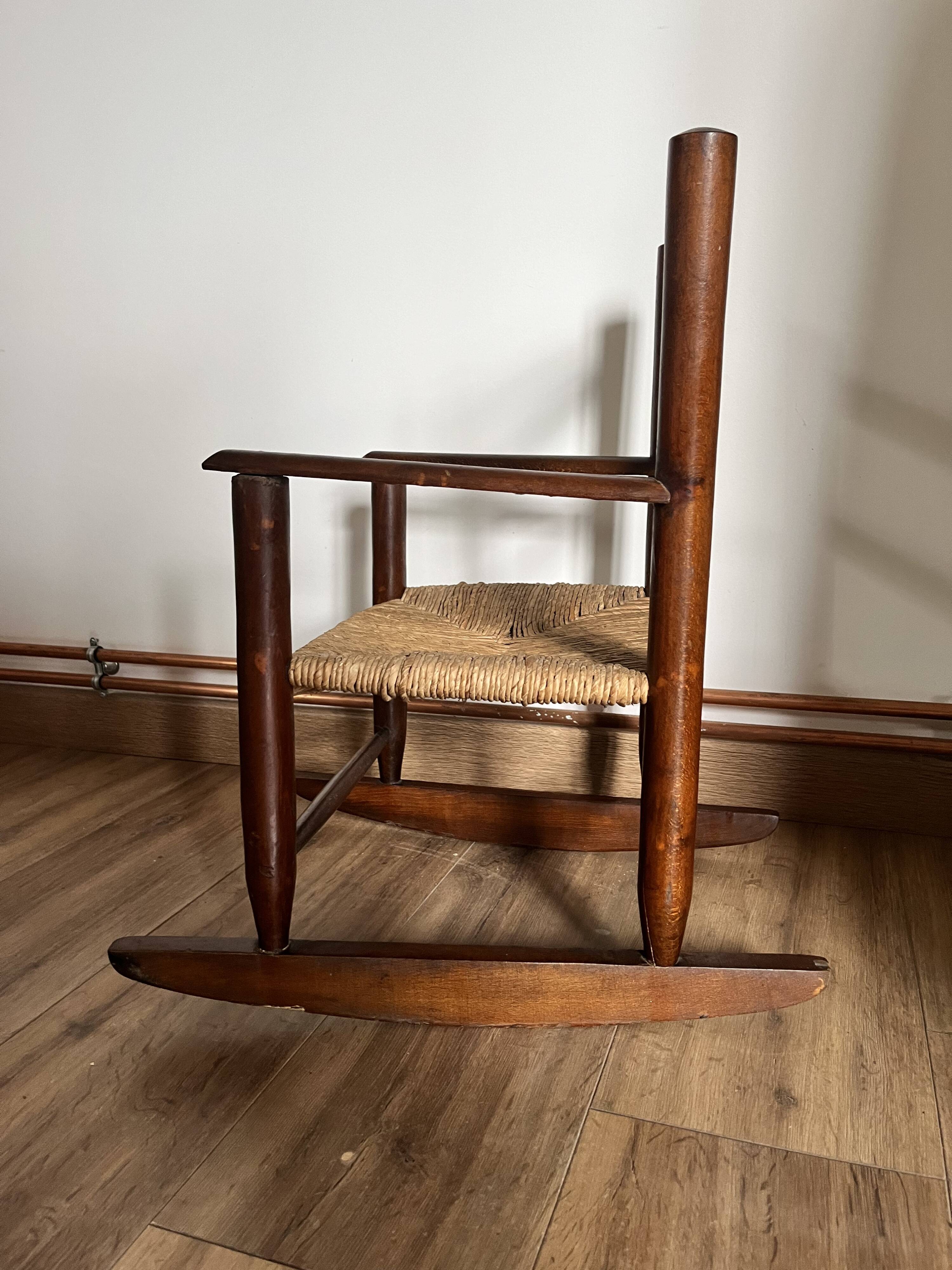 Pair of children's rocking chairs