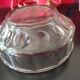 Glass salad bowl + lid
