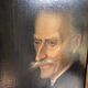 Portrait of a man with a mustache oil on canvas