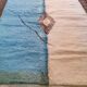 Beni Ouarain Berber rug: Azure brilliance 250*150 cm