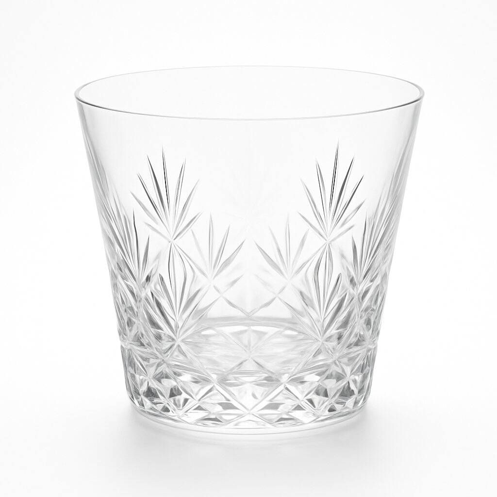 Crystal whisky glasses from Saint Louis, set of 4