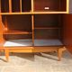 Vintage oak chest of drawers with vinyl storage, Year 1960. Ref Willy