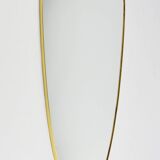 Miroir à cadre doré, années 1970