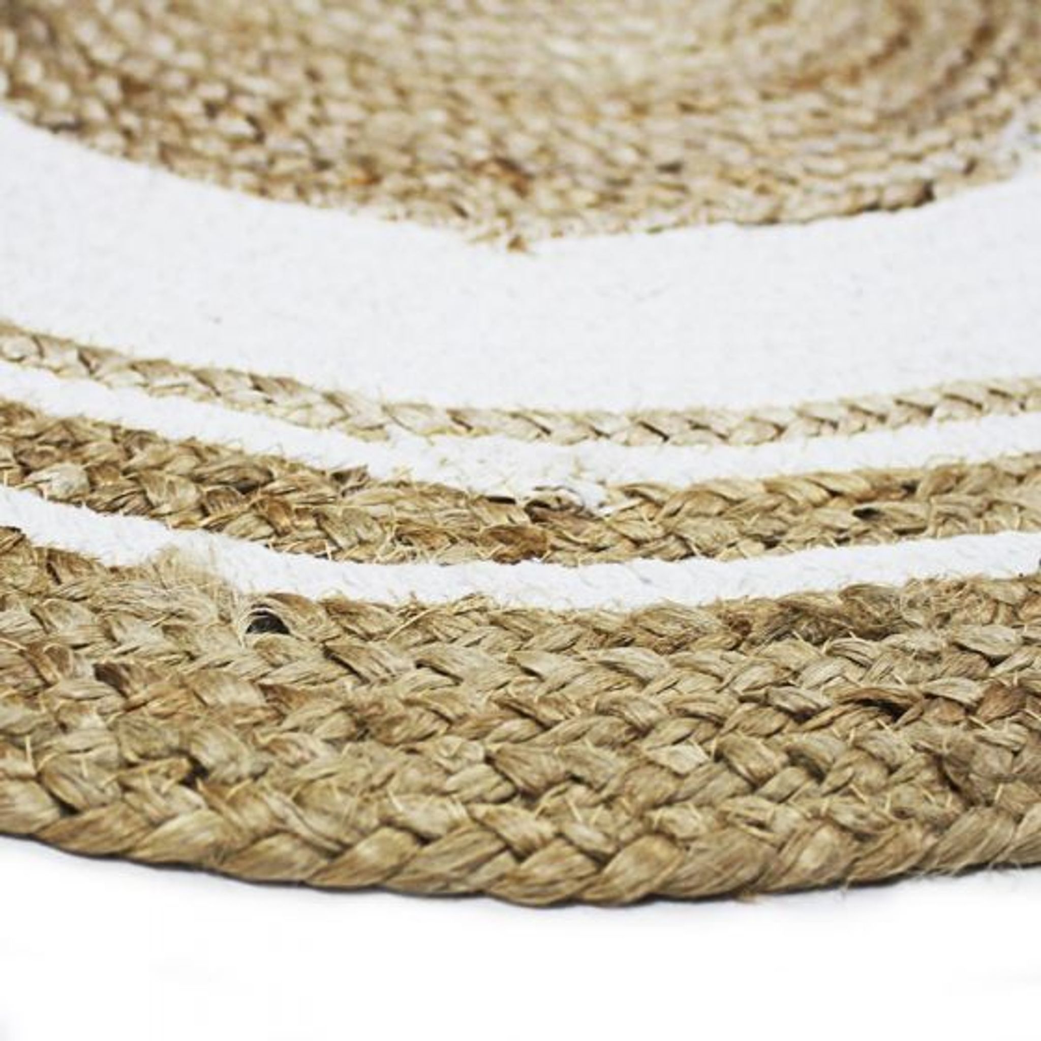 Round jute rug 70 cm