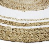 Round jute rug 70 cm