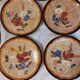 Set of 5 dessert plates and 2 vallauris plates, signed jérôme massier - circa 50/60