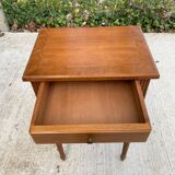 Louis XVI Imperial Bedside Table in Solid Wood