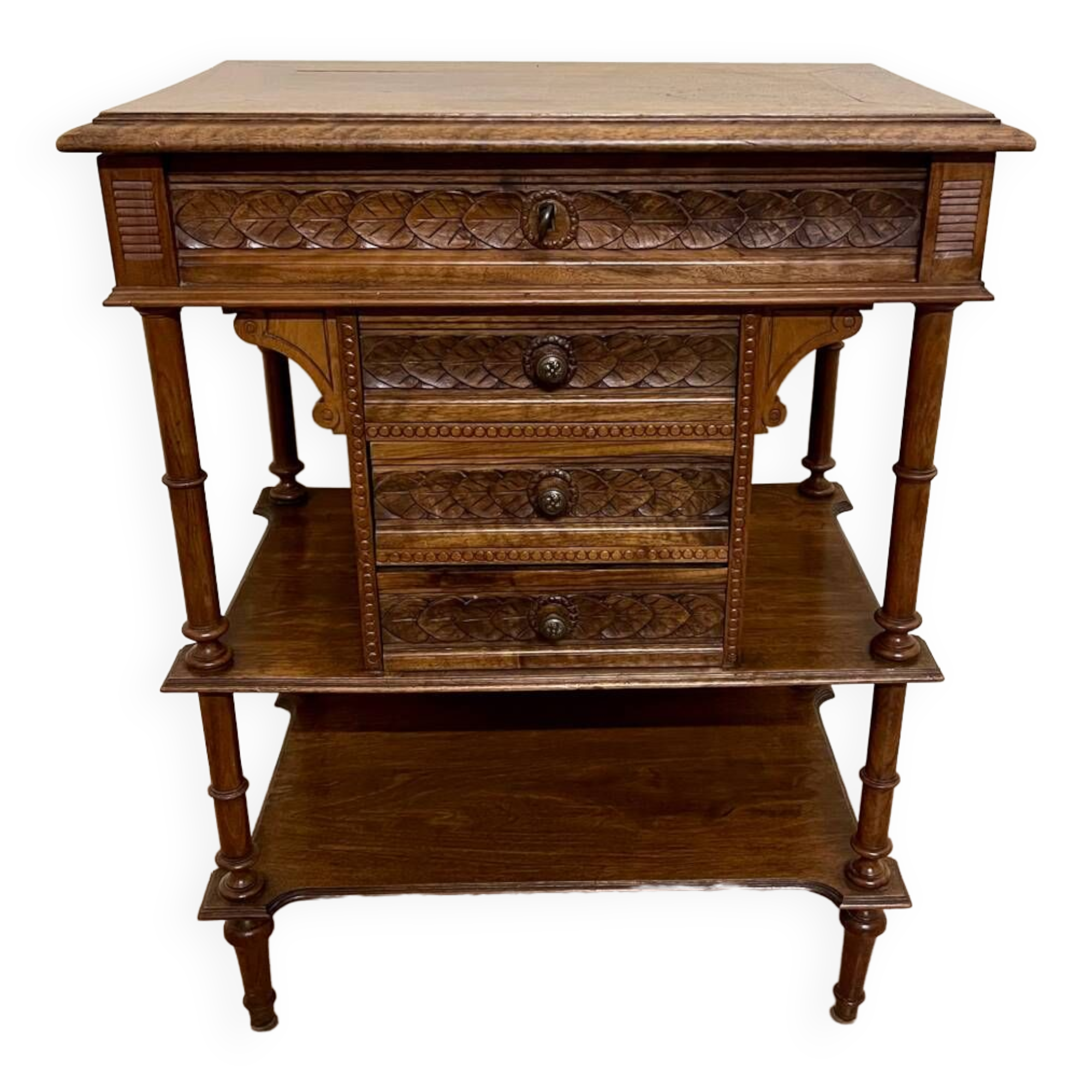 Lxvi style walnut worker with match scraper