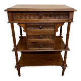 Lxvi style walnut worker with match scraper