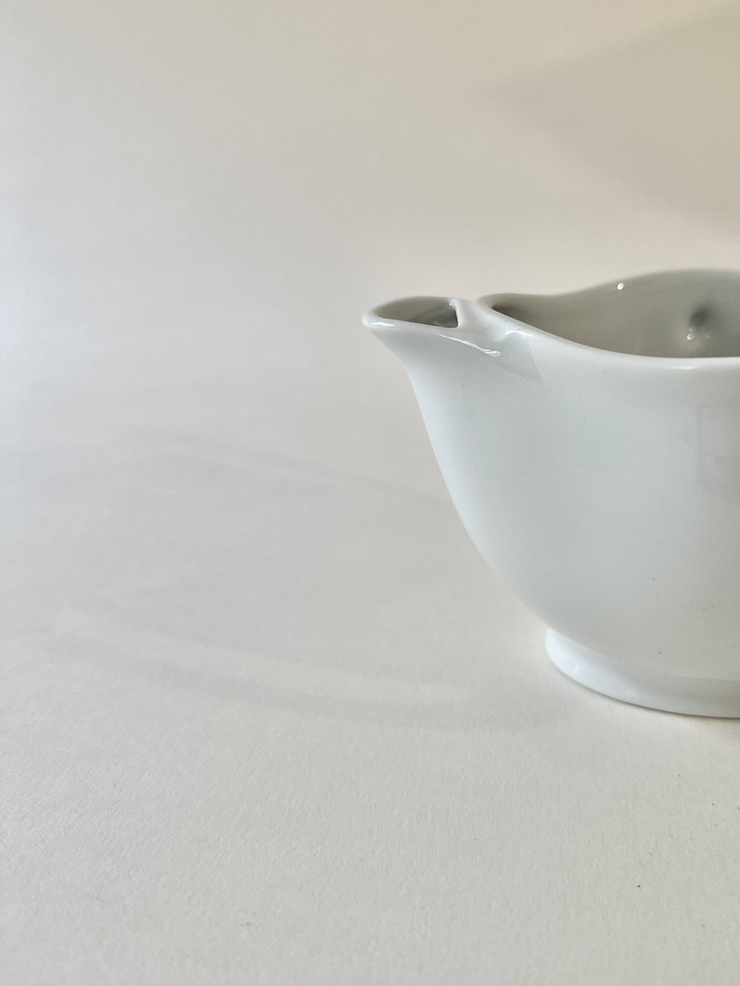 Limoges porcelain sauce boat