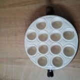 Service set of 7 ceramic snail pieces