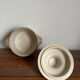 Stoneware sugar bowl