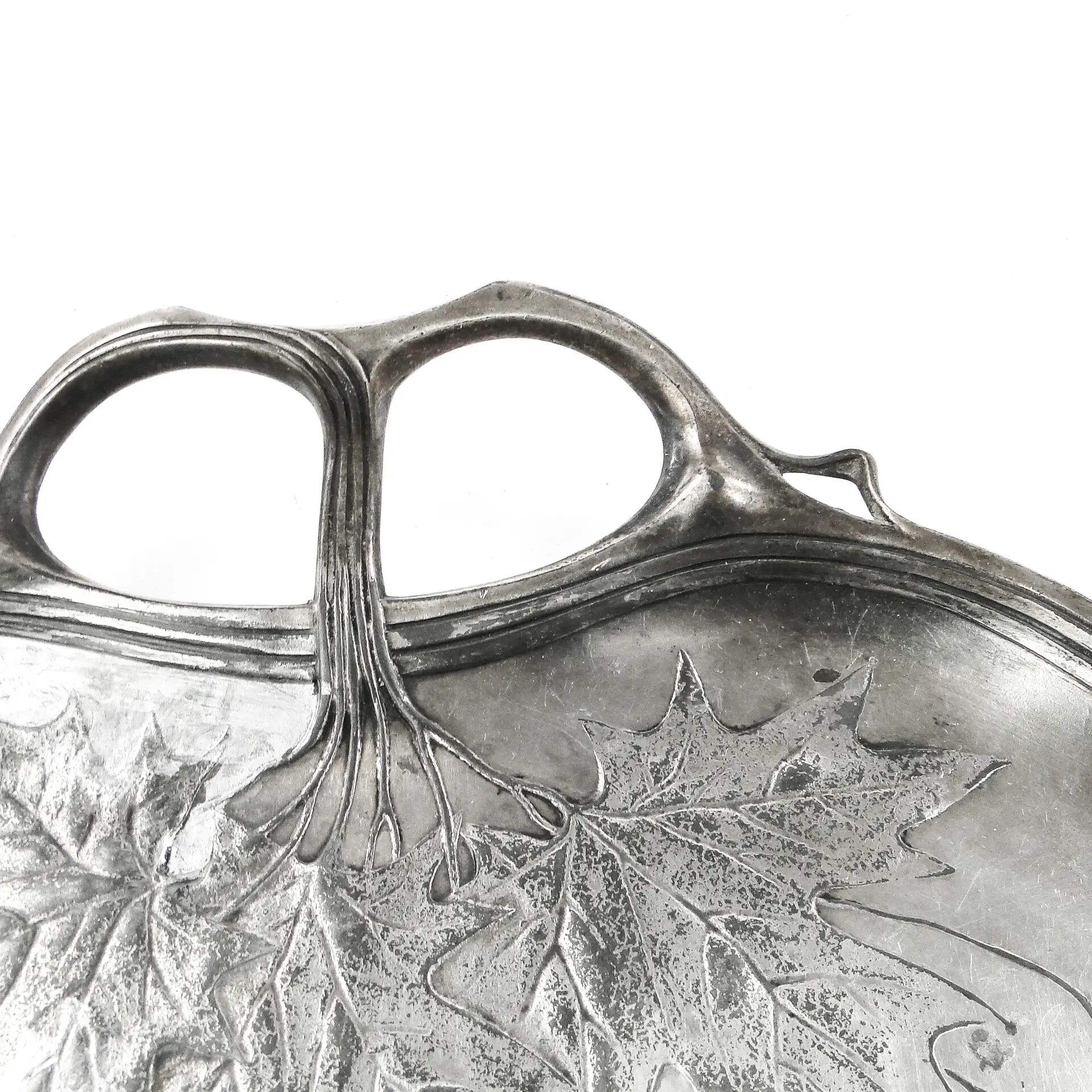 Art Nouveau appetiser tray, Orivit, Germany, early 20th century