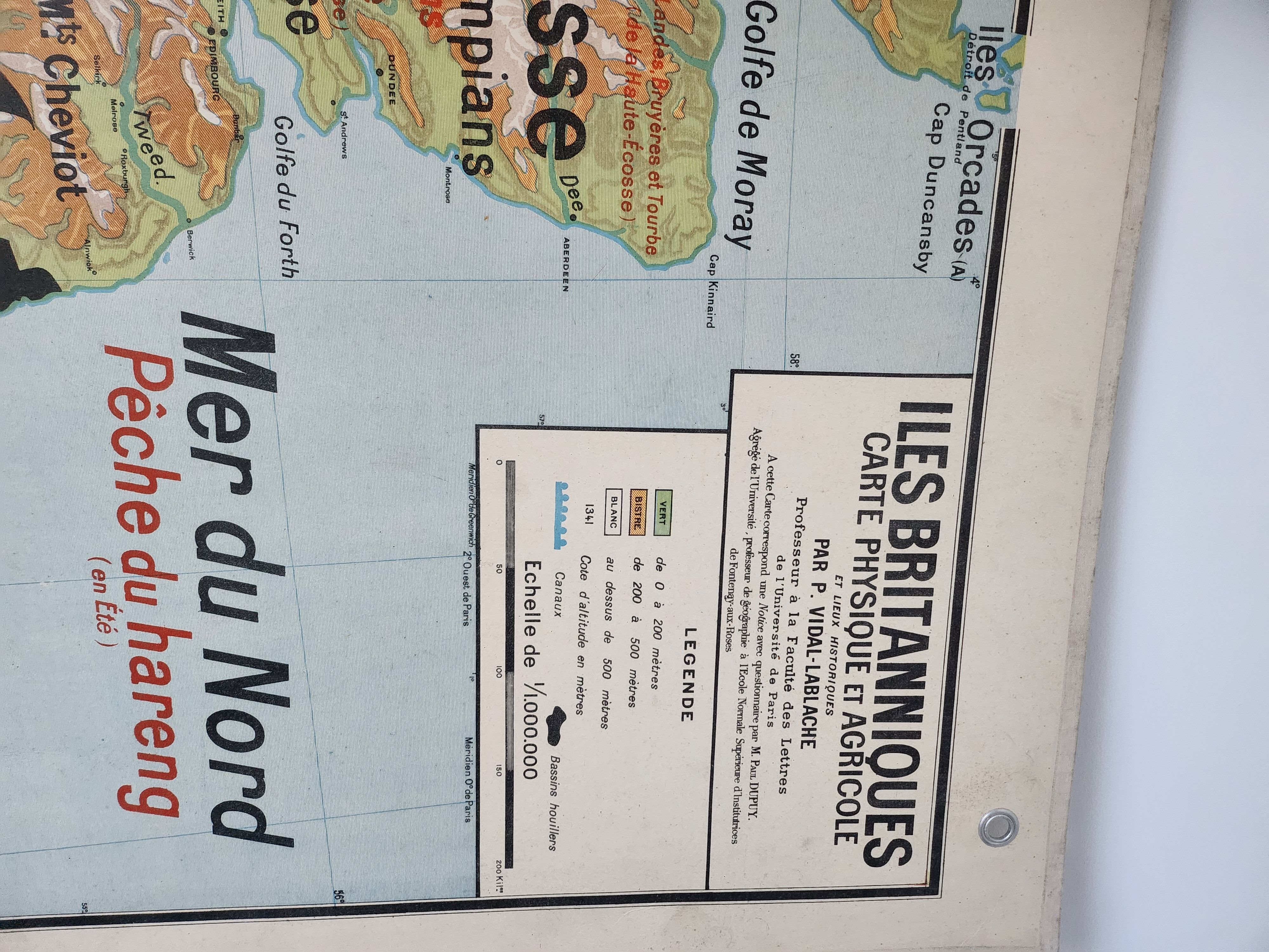 Vidal lablache school wall map 28 and 28 bis