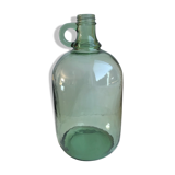 Green lady-jeanne with handle 70s