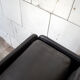 Pair of leather and leather armchairs by Zanotta Italia Anni '80