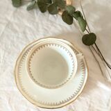 Coffee service cups in fine porcelain from Sologne France