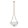 Vintage Barovier & Toso chandelier in transparent glass and brass, elegant 1940s design