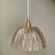 Vintage lamp lamp in molded glass
