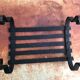 Wrought iron footrest