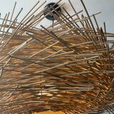 Natural rattan nest suspension