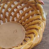 Small openwork barbotine basket from the 60s