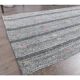 1970s Grey Natural Turkish Hand-Knotted Runner Rug 79x270