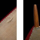 Vintage Mid-Century Scandinavian Modern 3-Seater Red Sofa