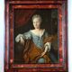 18th Century Noble Lady Oil Portrait Painting