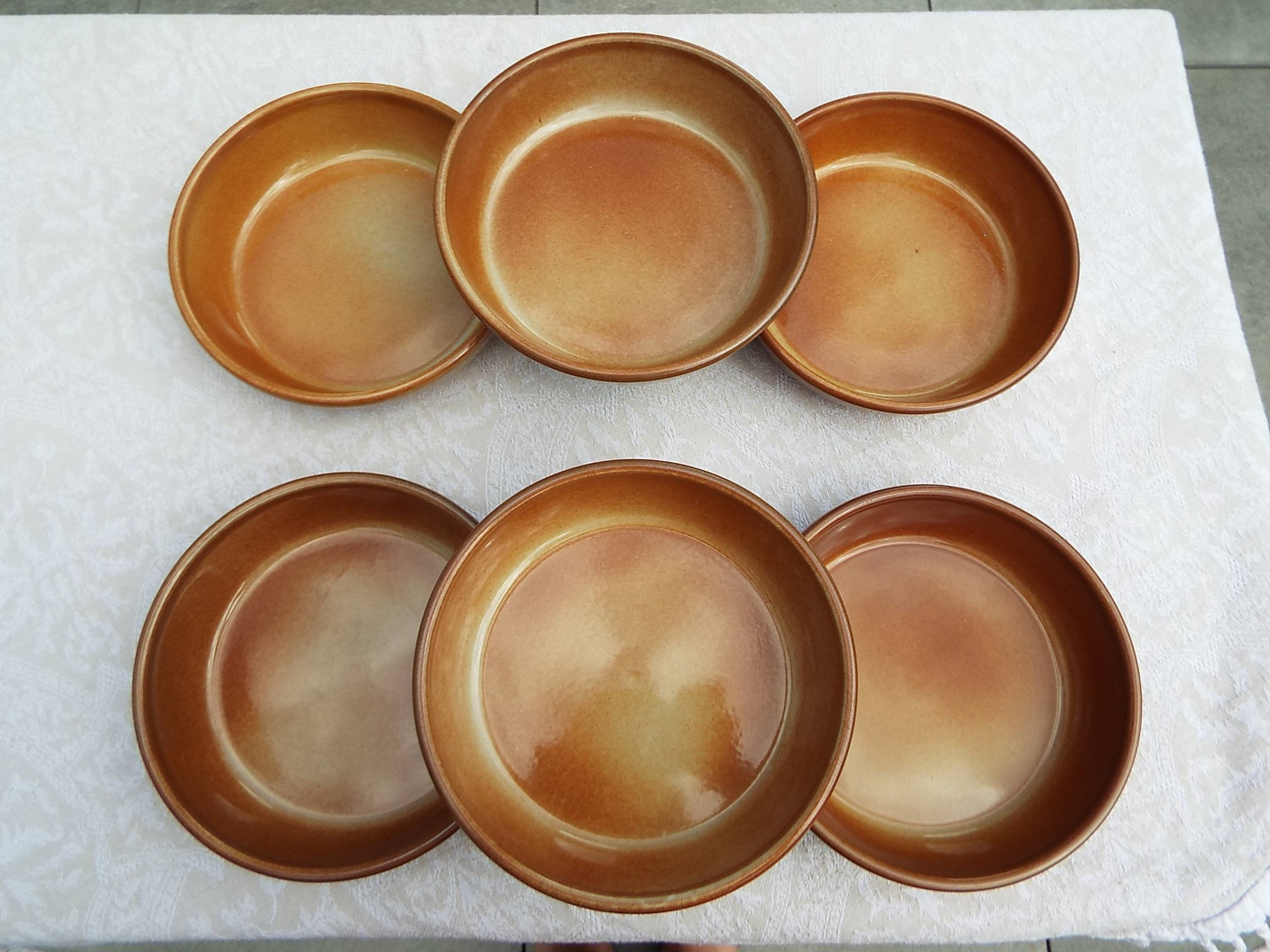 6 hollow plates sandstone Montgolfier