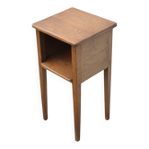 Wooden nightstand, vintage bedside table, sofa end table