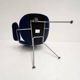 Dark bleu Kembo armchair by W.H. Gispen for Kembo, after 2000