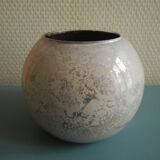 Jean-Noël Bouillet vase lacquered glass Oceania vintage decor French vase 70s