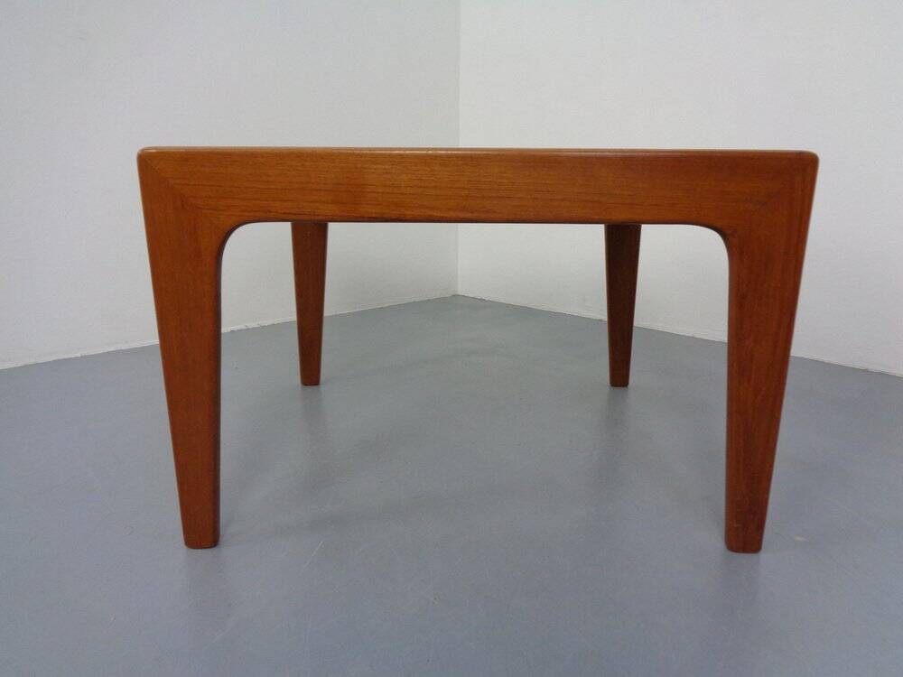 Teak coffee table by Arne Wahl Iversen, Denmark, 1960s.