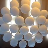 Impressive large modern cloud chandelier from the mid-century Milchhalle Vienna.