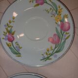 Flower pattern plates