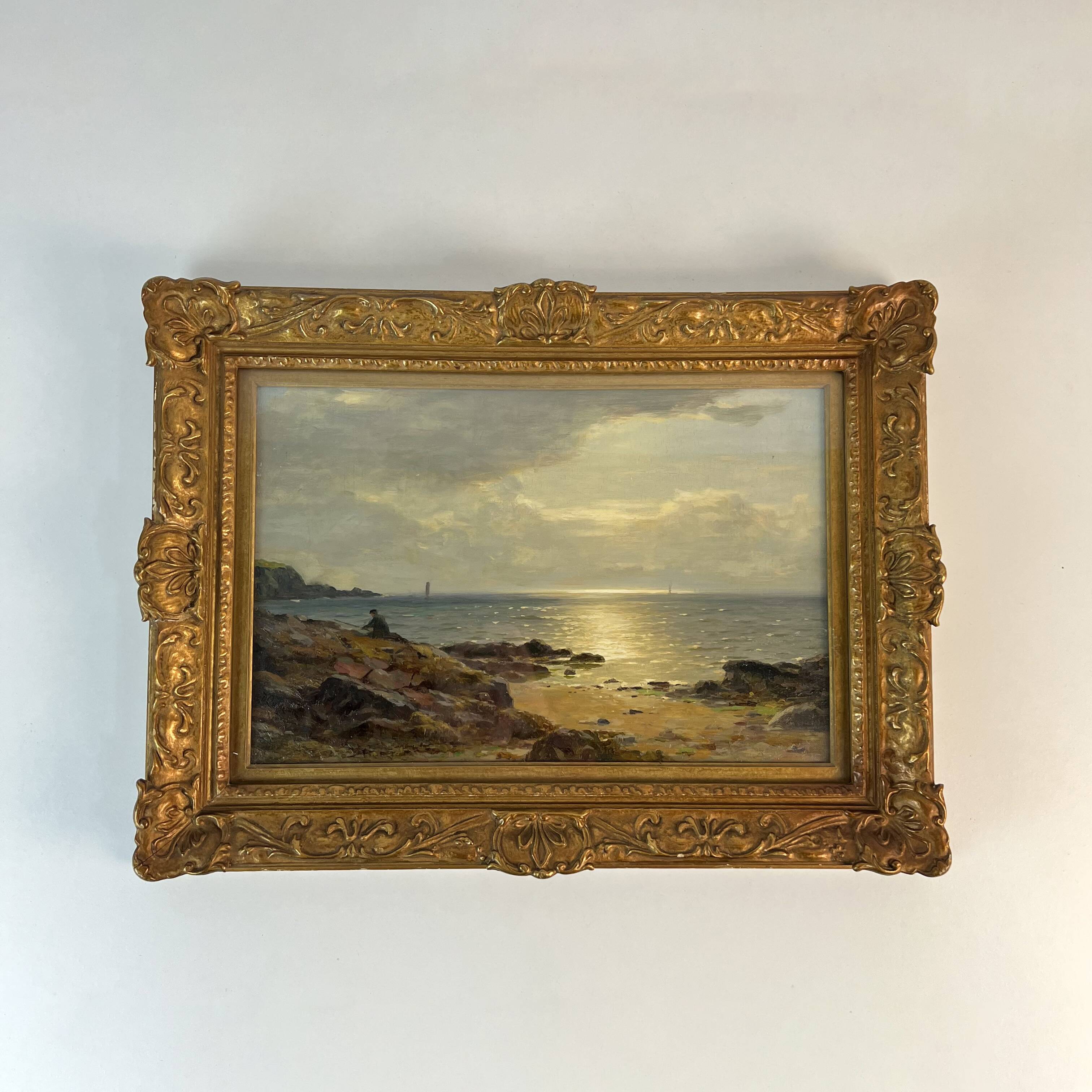 Oil on canvas Duncan Cameron Scotland 1837-1916 19th-century Marine Scene