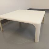 Vintage Italian Demetrio 70s Square Coffee Table by Vico Magistretti