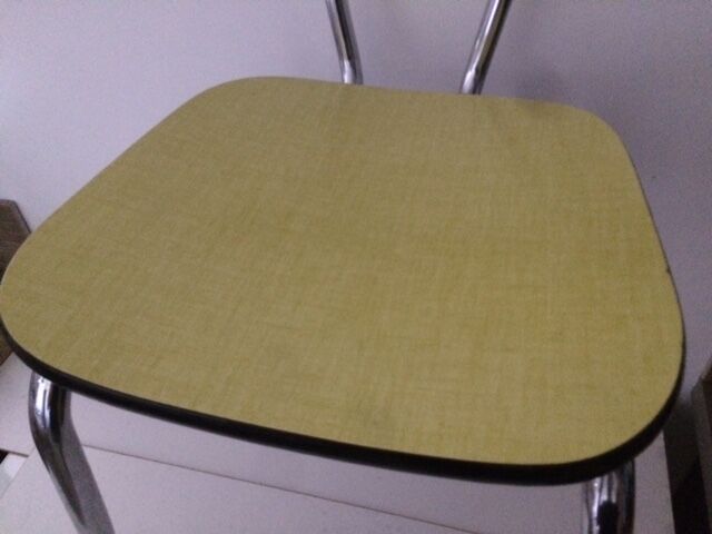 Yellow formica chairs