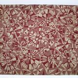 Rare design organic abstract geometric carpet/rug, 1960s