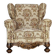 Fauteuil relax danois en tissu années 1950